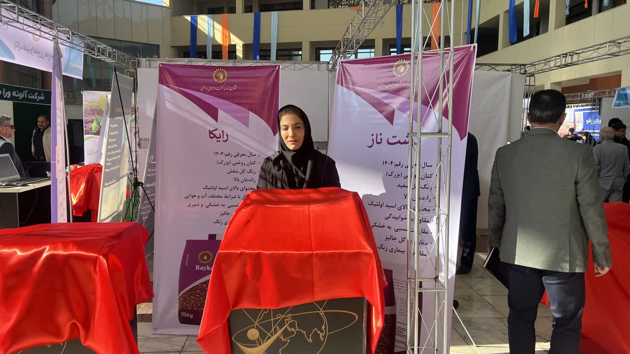 رونمایی از دو رقم جدید کتان روغنی(بزرک) به نام های رایکا  و  دشت ناز